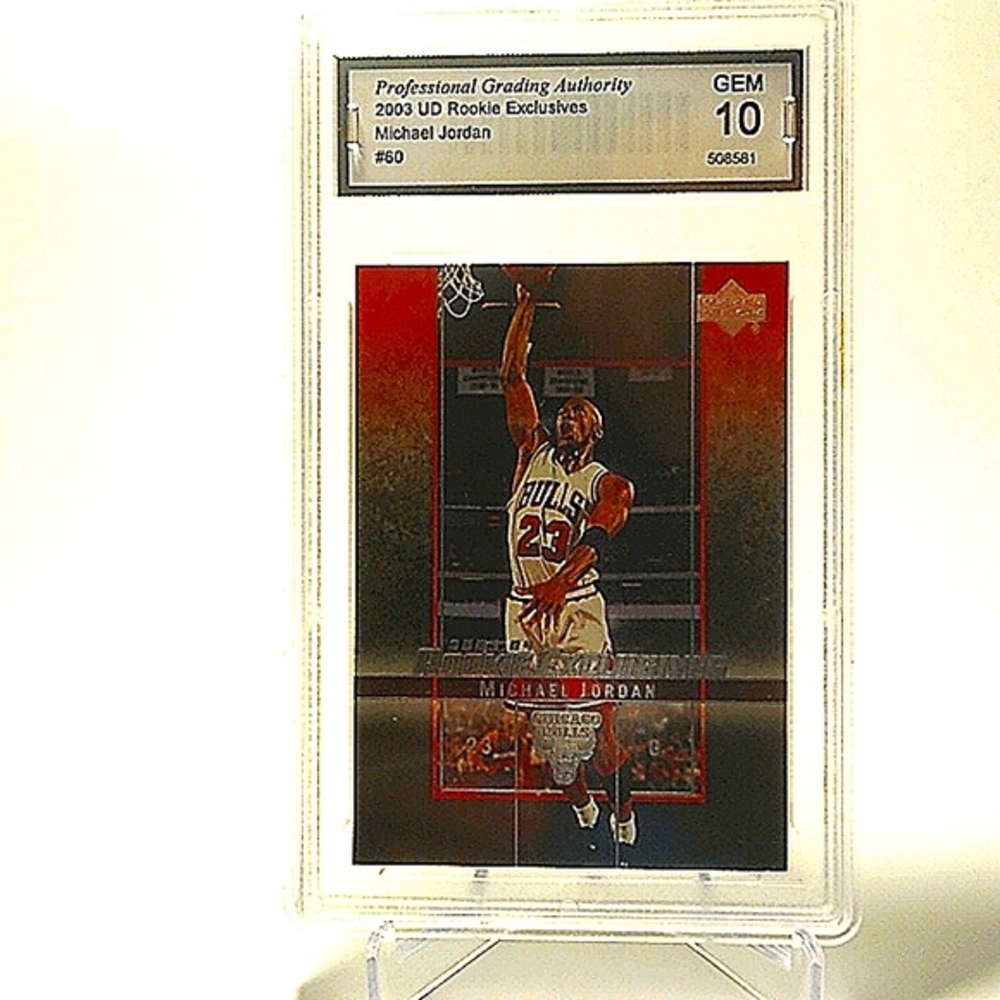 Michael Jordan 2003 Upper Deck Graded Gem Mint 10